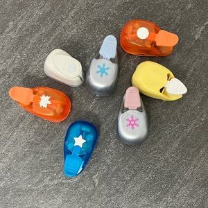 Colorful Craft Punch Set for Home Art Projects